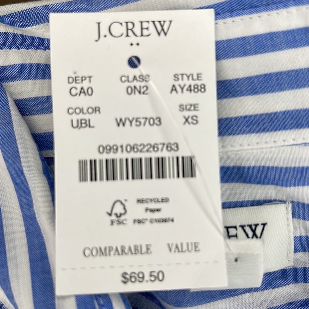 J.Crew High-low Relaxed Button-up - Picture 8 of 8